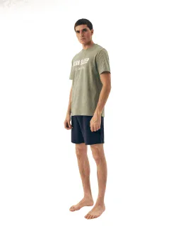 Pánske spacie oblečenie 42614 green - HENDERSON