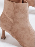 Dámske semišové béžové topánky FashionStreet ZY1166 Dámske semišové béžové topánky FashionStreet ZY1166