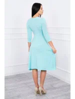 Šaty s prestrihom pod prsiami mincovňa Šaty s prestrihom pod prsiami mincovňa