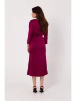 Dámske šaty K177 burgundy - Makover