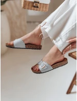 Dámske korkové žabky KORKISTI blue FashionStreet ZY0916 Dámske korkové žabky KORKISTI blue FashionStreet ZY0916