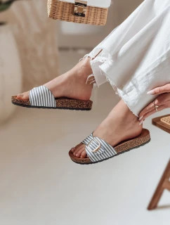 Dámske korkové žabky KORKISTI blue FashionStreet ZY0916