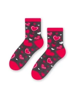 Dámske ponožky Steven art.136 Srdce Dámske ponožky Steven art.136 Srdce
