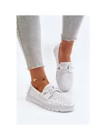 Dámske mokasíny 7872 WH White - VINCEZA