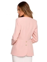 Dámska bunda M665 powder pink - Moe