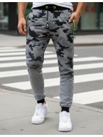 Pánske svetlosivé nohavice moro FashionStreet UX3625