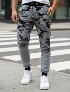 Pánske svetlosivé nohavice moro FashionStreet UX3625