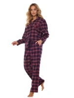 L&L 2475 Roxy dlhé/r S-XL dámske pyžamo so zipsom