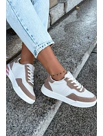 Dámske tenisky na platforme Big Star TT274278 Beige Dámske tenisky na platforme Big Star TT274278 Beige