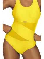 Dámske jednodielne plavky S36W-21 Fashion sport yellow - Self Dámske jednodielne plavky S36W-21 Fashion sport yellow - Self