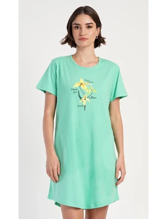 Dámske domáce šaty s krátkymi rukávmi Paula Dámske domáce šaty s krátkymi rukávmi Paula