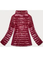 Vínová dámska lesklá bunda (7210-67) Vínová dámska lesklá bunda (7210-67)