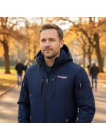 Geografické Nórsko Softshell TUNAR DB NAVY MEN 009 (WY9170H/GN/Navy)