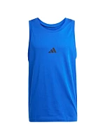 Pánske tričko adidas Essentials Small Logo Tank blue JE8978 pánske Pánske tričko adidas Essentials Small Logo Tank blue JE8978 pánske