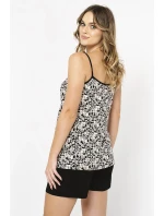 Talianska móda Abisynia w.r. crêpe farba:print/black Talianska móda Abisynia w.r. crêpe farba:print/black