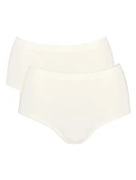 Dámske nohavičky GO Sense Highwaist 2P - WHITE - biela 00GZ - SLOGGI