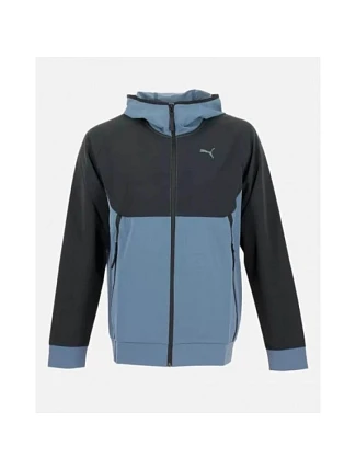 Puma Pánska športová mikina Tech Woven Zippered Hoodie Pohodlné pánske Puma Pánska športová mikina Tech Woven Zippered Hoodie Pohodlné pánske