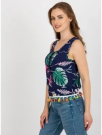 Blúzka AT BZ 2401C.19 tmavo modrá Blúzka AT BZ 2401C.19 tmavo modrá