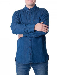Tommy Hilfiger Pánska džínsová košeľa z organickej bavlny M MW0MWI0956-447