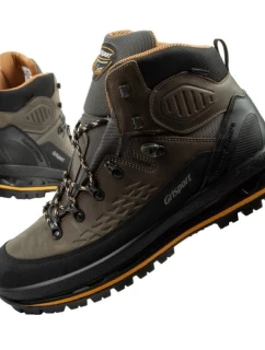 Grisport Grigio pánske trekové topánky kožené nepremokavé členkové topánky