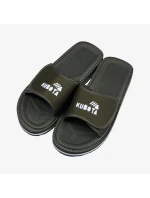 Žabky na suchý zips Kubota v khaki farbe K0000-100-005-19-1