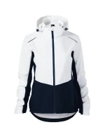 Dúhová bunda pre ženy biela