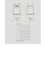 Košieľka Adoria chemise - Obsessive Košieľka Adoria chemise - Obsessive