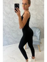 Rebrované legíny 9429 čierne - Kesi Rebrované legíny 9429 čierne - Kesi