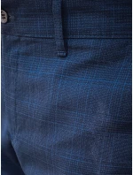 Pánske tmavomodré nohavice FashionStreet chinos UX4393