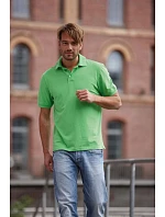 Daiber JN 569 Pánske elastické polo tričko z džerseju 02.0569 oranžové/biele Daiber JN 569 Pánske elastické polo tričko z džerseju 02.0569 oranžové/biele