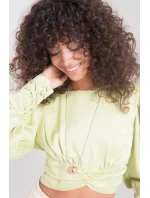 Blúzka 15578 limetkovo zelená