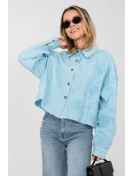 džínsová bunda model 223793 Rue Paris džínsová bunda model 223793 Rue Paris