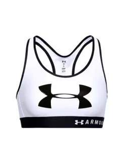 Dámska športová podprsenka Mid Keyhole Graphic W 1344333-100 - Under Armour