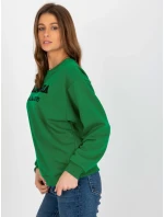 Dámska mikina MA BL 2205020 mikina.24 tmavo zelená - FPrice