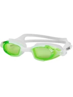 Bielo-zelené plavecké okuliare Aqua-Speed Marea