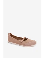 Športové baleríny s opaskom Beige Charmy Športové baleríny s opaskom Beige Charmy