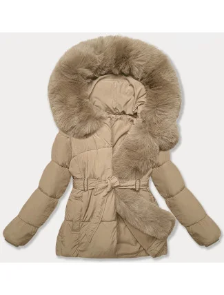 Prechodné sako s opaskom J Style béžové (16M9183-62)