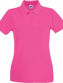 Fruit of the Loom Lady-Fit Premium Polo Dámske piqué polo 16.3030 fuchsiová