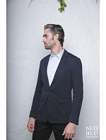 NEOBLU Marcel Men Pánsky piké sako 24.3169 tmavomodré