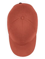 Beechfield B 54N 6-panelová čiapka z organickej bavlny 53.0054 terakota