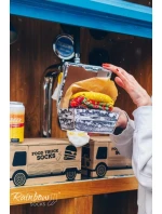 Zestaw Skarpetki Food Truck Socks Box Piwo Burger 3 Pary
