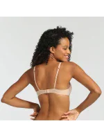 Dámska push-up podprsenka bez kostíc DIM INVISIFREE PUSH UP BRA - DIM - telová