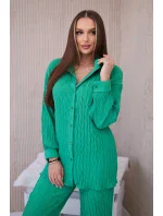 2-dielna skladaná súprava svetlo zelená