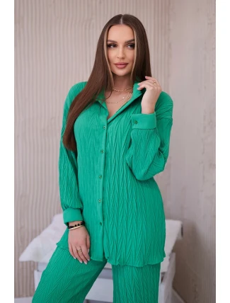 2-dielna skladaná súprava svetlo zelená