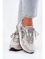 Sneakersy Buty Sportowe Damskie D.Franklin DFSH378006 Srebrne