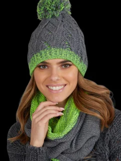 Dámska čiapka K.15.13.06S-2 šedá - Kamea