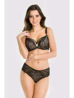 POLOPODPRSENKA JULIA 19168 BLACK-BEIGE