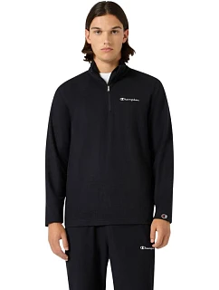 Bluza polarowa męska Champion Half Zip Top czarna 220446 KK001 pánské