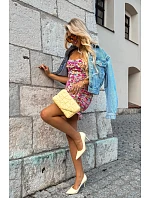 Lodičky z imitácie lakovanej kože Yellow Tropessa