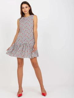 Šaty LK SK 506962.35P biela a čierna